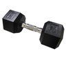 Halter Peso 12,5kg Sextavado Dumpbell Emborrachado Cromado Academia Musculaçao Biceps Triceps Treino - 2