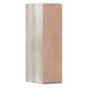 Ver imagem 1 de Armário Luciane 20cm 1 Porta Lis Legno Crema C/Cumaru