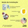 Kit com 2 Conjunto Branco Certificado 1 Interruptor e 1 Tomada de Imbuir 20a Premium - 8