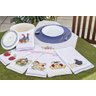 Kit Semaninha com 7 Guardanapos de Prato em Bordado Aplicado - 1