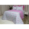 Cobre Leito Paola Vilela Enx Casal Queen 3 Pc 100% Algodão Estampa Cibele - 1