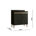 Ver imagem 3 de Balcão de Cozinha para Cooktop Essenza 80cm 2 Portas Móvel na Caixa