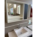 Ver imagem 4 de Gabinete Para Banheiro 3 Peças Oxford - Balcão Com Rodas + Bancada Cuba + Espelheira Com Led