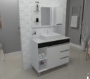Ver imagem 1 de Gabinete / Armário Banheiro Fit Supreme 97 cm - Preto