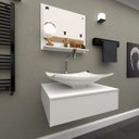 Ver imagem 1 de Bancada / Gabinete / Lavabo Banheiro Madri 50 Branco