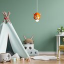 Ver imagem 3 de Luminária Pendente Quarto de Criança Bebê Infantil E27 Bivolt:leão/110v/220v