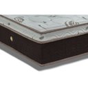 Ver imagem 3 de Cama Box Baú Solteiro: Colchão Molas Ortobom SuperPocket Sleep King + Base CRC Suede Brown(88x188)