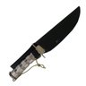 Faca Rambo Kit Sobrevivencia Camping Esportiva Caça - Preta - 4