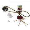 Faca Rambo Kit Sobrevivencia Camping Esportiva Caça - Preta - 5