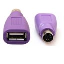 Ver imagem 1 de Adaptador Usb Fêmea Para Ps2 Macho Para Teclado E Mouse