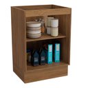Ver imagem 2 de Balcão de Cozinha Botanic 60cm 01 Porta M629 Kappesberg - Nogueira/verde Oliva
