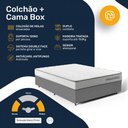 Ver imagem 6 de Cama Box Casal com Colchão de Molas Ensacadas Double Comfort 138x188x59cm
