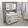 Gabinete / Armário Banheiro Fit Supreme 97 cm - Branco - 1