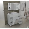Gabinete / Armário Banheiro Fit Supreme 97 cm - Branco - 2