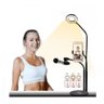 Suporte Celular e Microfone 3 em 1 Gravar Video Youtuber Live Stream Ring Light - 2