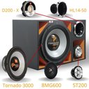 Ver imagem 2 de Caixa 4 Vias 15" JBL Tornado 3000 + D200-X + ST400 + 8MG600