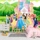 Ver imagem 1 de Papel de Parede Adesivo, Infantil Princesas Jardim 1X1