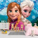 Ver imagem 2 de Papel de Parede Adesivo, Infantil Frozen 1X1