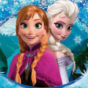 Papel de Parede Adesivo, Infantil Frozen 1X1