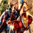 Ver imagem 2 de Papel De Parede Adesivo Vingadores Marvel Amarelado 1X1