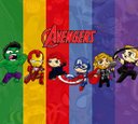 Ver imagem 2 de Papel De Parede Adesivo, Infantil Vingadores Baby
