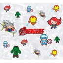 Ver imagem 1 de Papel De Parede Adesivo, Infantil Vingadores Baby HQ