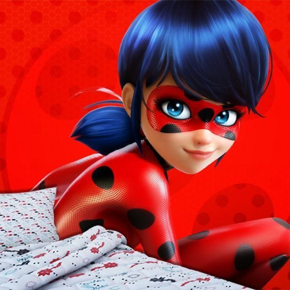 Papel de Parede Adesivo , Infantil LadyBug 1X1