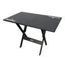Ver imagem 3 de Conjunto Mesa Dobrável Madeira 110x70 com 4 Cadeiras Personalizada Hei Preta - Tarimatã