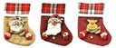 Ver imagem 7 de Kit Bota Natal Papai Noel, Boneco de Neve e Rena Pelúcia 25cm 3 Peças - Master Christmas