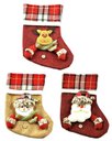 Ver imagem 6 de Kit Bota Natal Papai Noel, Boneco de Neve e Rena Pelúcia 25cm 3 Peças - Master Christmas