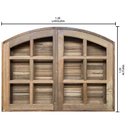 Ver imagem 4 de Janela de Abrir / Abrir em Arco de Madeira Itaúba Batentes de 14 Cm-1.20 (l) X 1.20 (a)