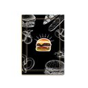 Ver imagem 6 de Kit 02 Placas Mdf Hamburguer Decoração Cozinha Lanchonete A4
