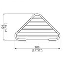 Ver imagem 3 de Porta Shampoo Canto Prisma Perflex