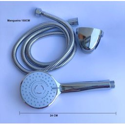 Ducha Chuveiro de Mão em Abs com Mangueira Flexível - 4