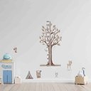 Ver imagem 2 de Régua do Crescimento Infantil Floresta Animais Indios