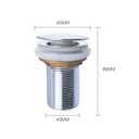 Ver imagem 4 de Kit Sifão Cromado + Válvula Pia Cuba Click Cromada