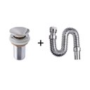 Ver imagem 1 de Kit Sifão Cromado + Válvula Pia Cuba Click Cromada