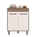 Ver imagem 1 de Balcão 2 Portas 70cm (com Tampo) Barcelona - Ssx Multicoisas