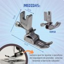 Ver imagem 6 de Kit Pé Calcador Franzir Franzidor Regulável Máquina Reta Industrial 16 Peças