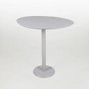 Ver imagem 1 de Mesa Lateral Monopé Design Orgânico 35x50cm - Off White
