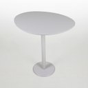 Ver imagem 3 de Mesa Lateral Monopé Design Orgânico 35x50cm - Off White