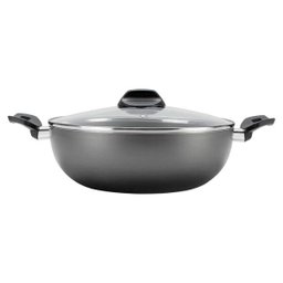 Wok com Tampa Brinox Garlic Antiaderente Grafite - 4,1 Litros - 1