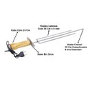 Ver imagem 3 de Espeto Giratório Portátil Elétrico 127v