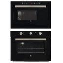 Ver imagem 1 de Kit Forno Elétrico Fischer Infinity Embutir 50l 5 Funções + Micro-ondas Infinity 25l Preto 127v