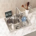 Ver imagem 2 de Cuba para Cozinha Gourmet Pia Aço Inox com Acessórios e Tábua de Corte Nawa 50 Cm e Torneira