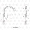 Ver imagem 5 de Torneira de cozinha Gourmet Misturador monocomando extensível Mamoré - Dourado Rose