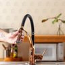 Torneira para cozinha Gourmet Misturador Monocomando Solimões Pingoo.casa - dourado rose - 2
