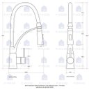 Ver imagem 5 de Torneira para cozinha Gourmet Misturador Monocomando Solimões Pingoo.casa - dourado rose