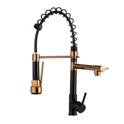 Torneira para cozinha Gourmet Misturador Monocomando Munim Pingoo.casa - Dourado Rose e Preto - 1