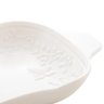 Petisqueira C/3 Divisórias de Porcelana New Bone Butterfly Flower 34x14,5x3,5cm Lyor - 2